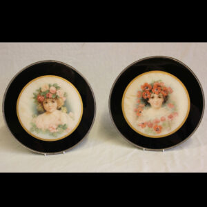 Antique Edwardian Pair of Children Prints