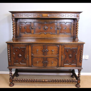 Edwardian Antique Oak Server Sideboard Dresser
