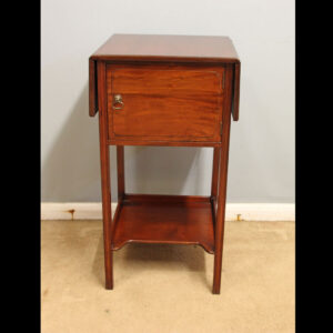 Antique Mahogany Bedside Cabinet Table