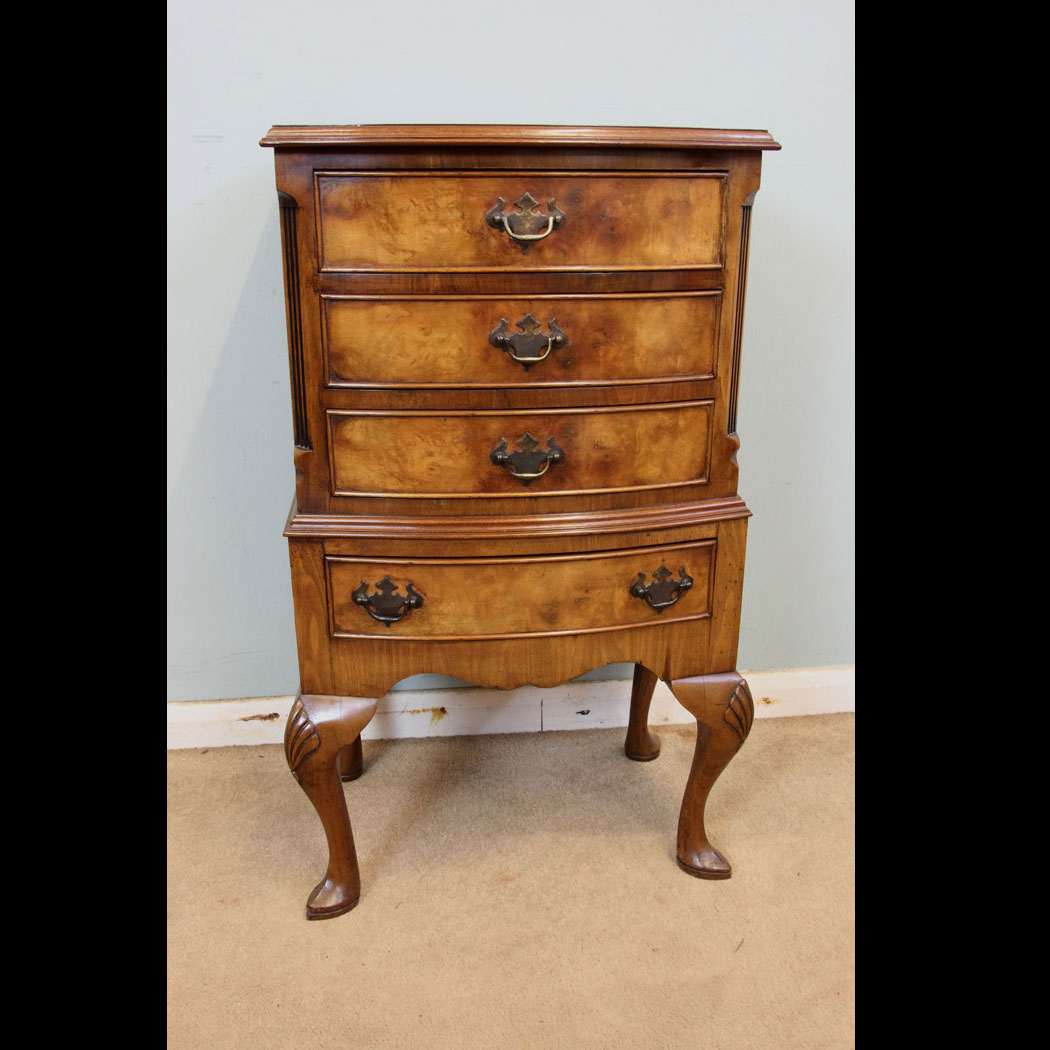 Small Walnut Chest Drawers