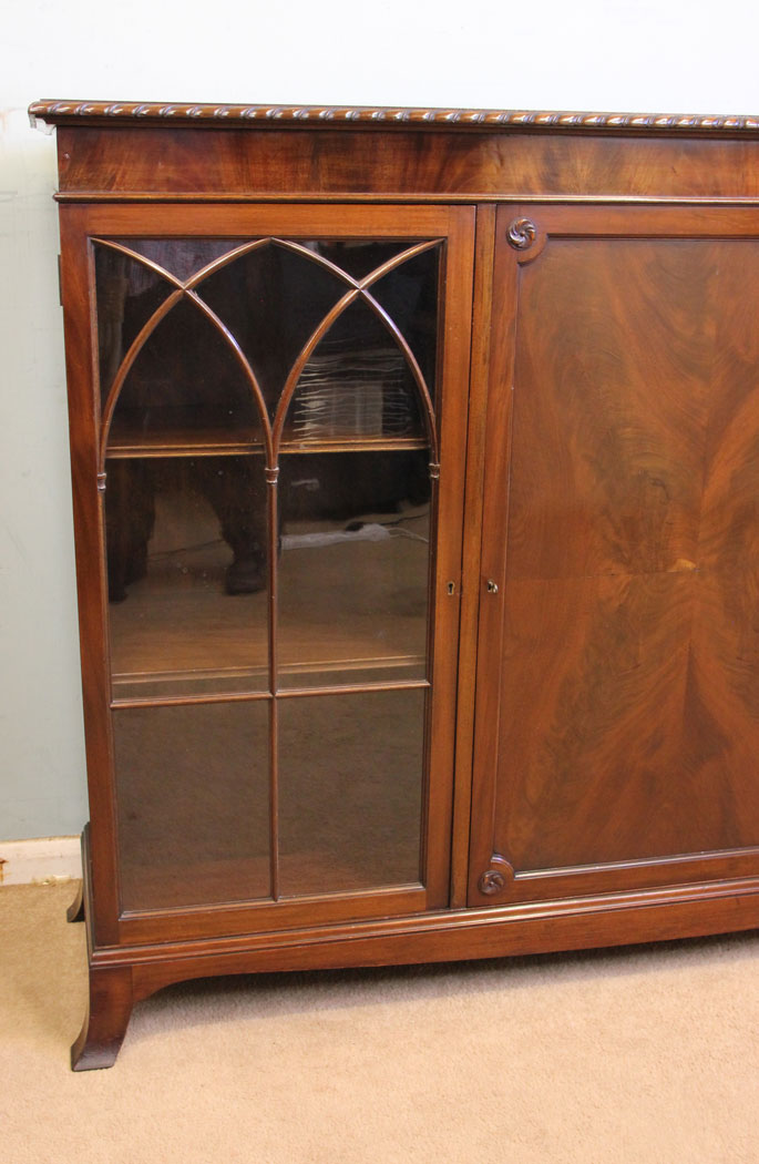 Glazed Mahogany Bookcase, Cambridgeshire,