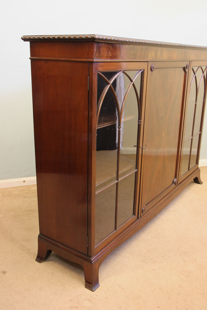 Antique Bookcase Display Cabinet, Norfolk.