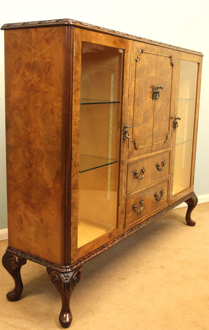 Antique Vintage Walnut Sideboard,