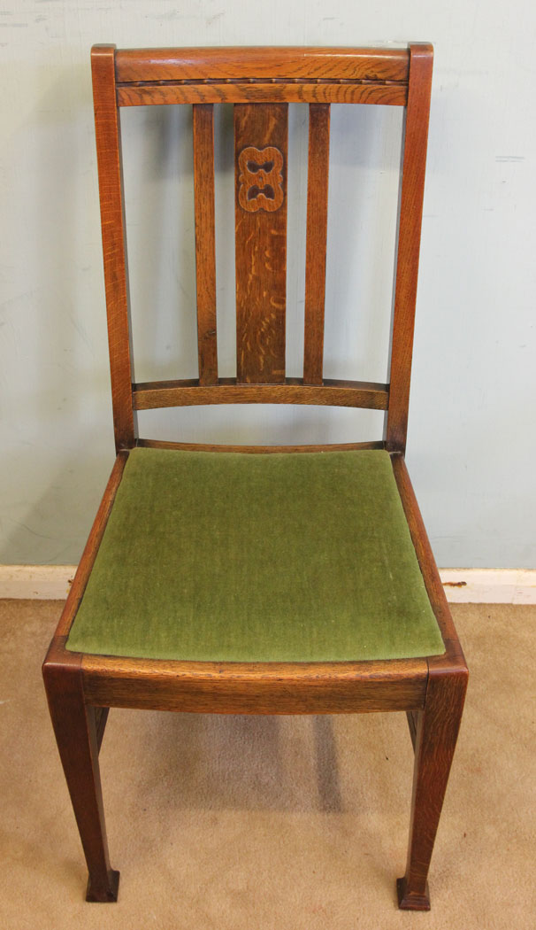 Antique Set High Back Chairs,
