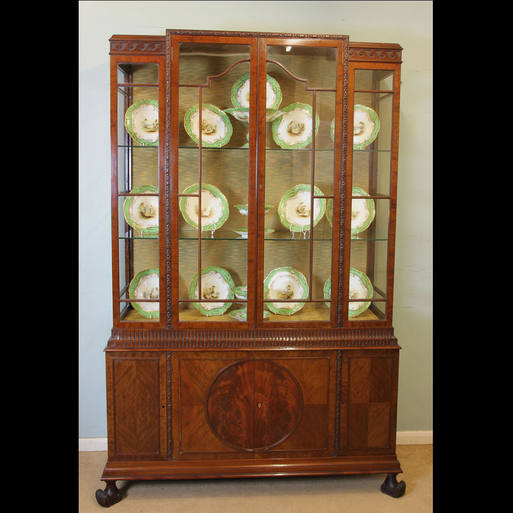 Antique Mahogany Display Cabinet