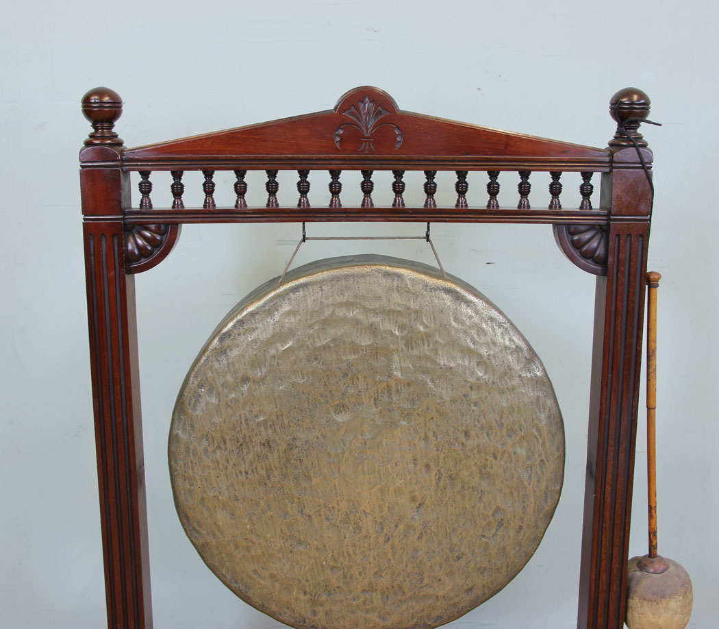 Mahogany Antique Dinner Gong,