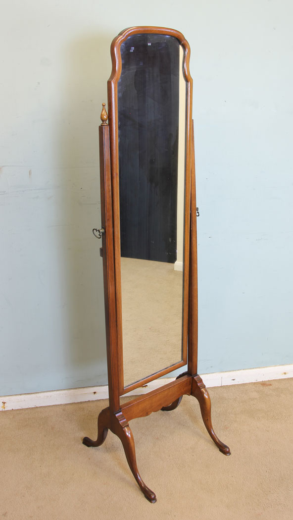 Mahogany Antique Cheval Mirror,