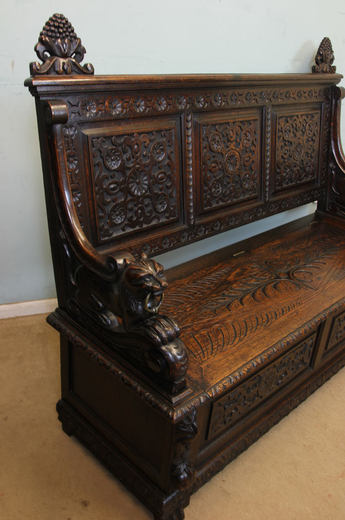 Antique Settle, Monks Bench,