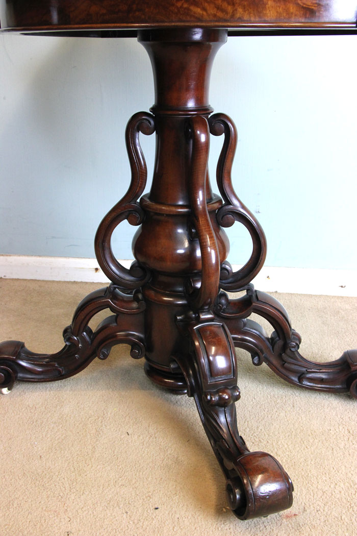 Antique Cabriole leg Card Table,
