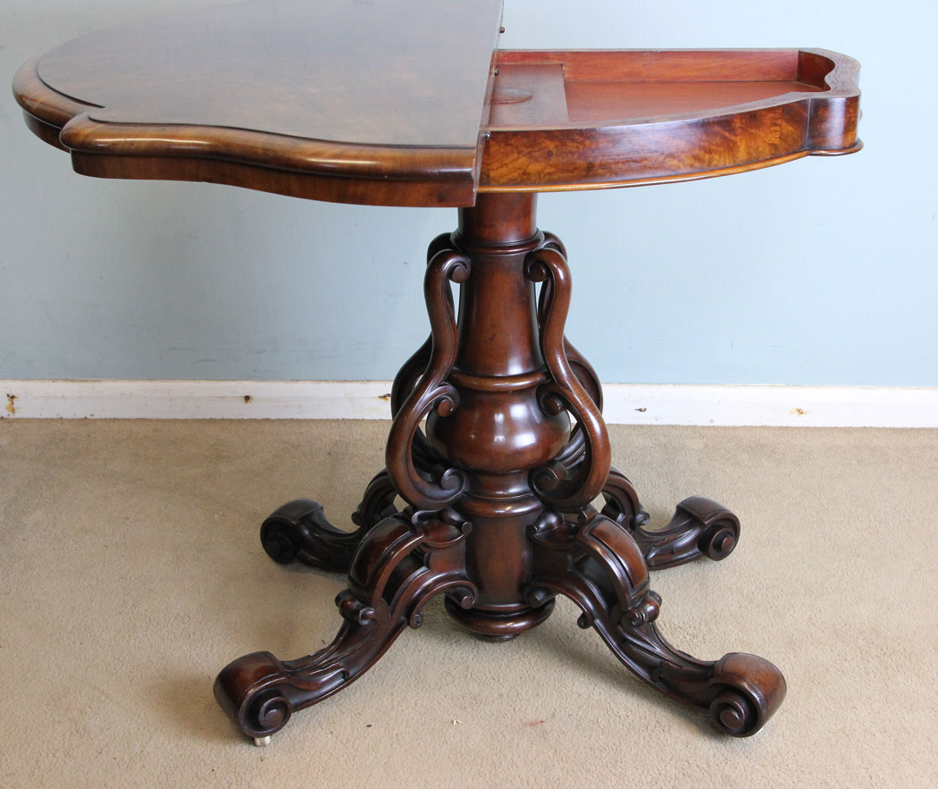 19th Century Antique Card Table,