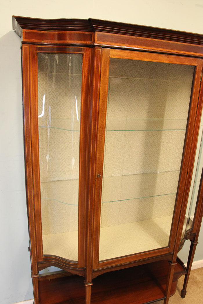 Edwardian Glass Display Cabinet,
