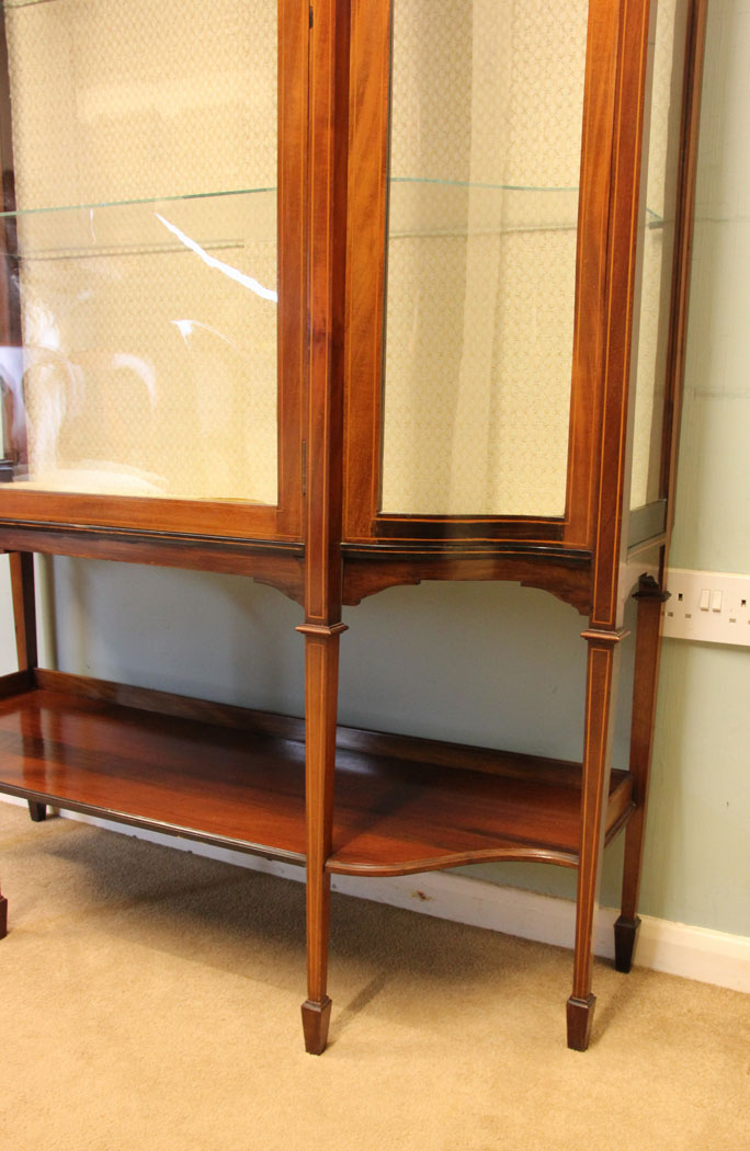 Edwardian Display China Cabinet,