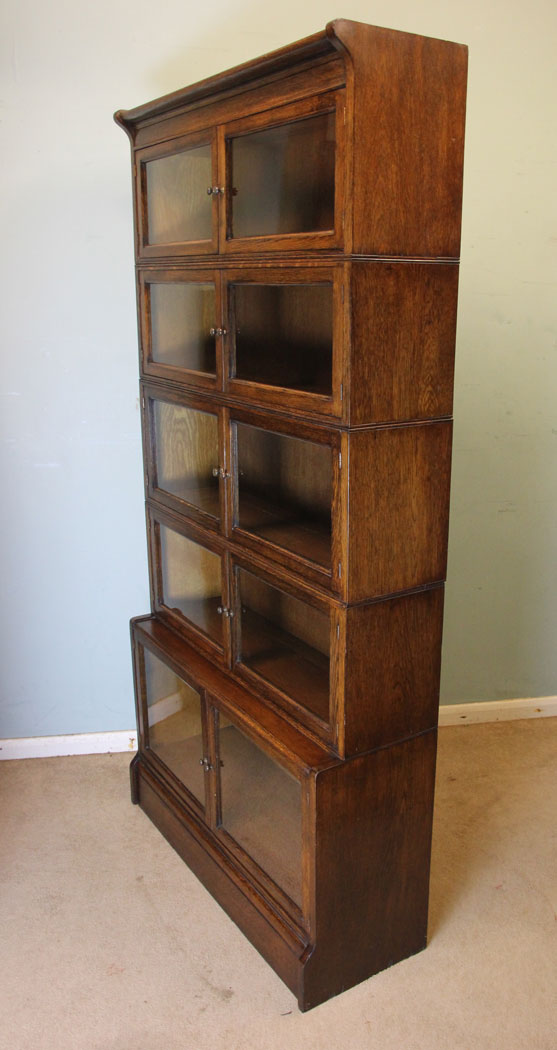 Antique Oak Bookcase Globe Wernike Type