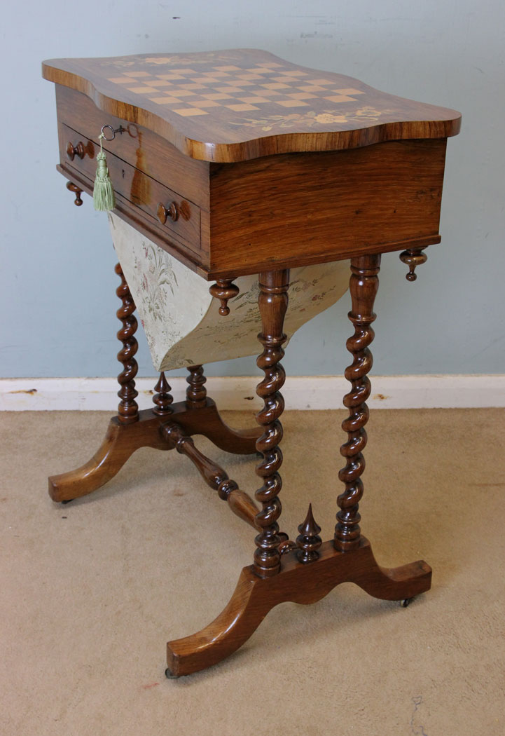 Antyique Victorian Workbox,