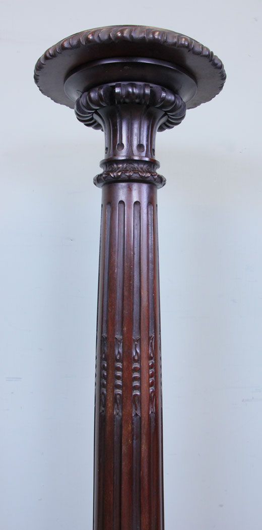 Antique Mahogany Plant Stand
