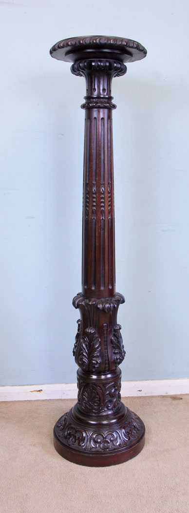 Antique Mahogany Plant Stand