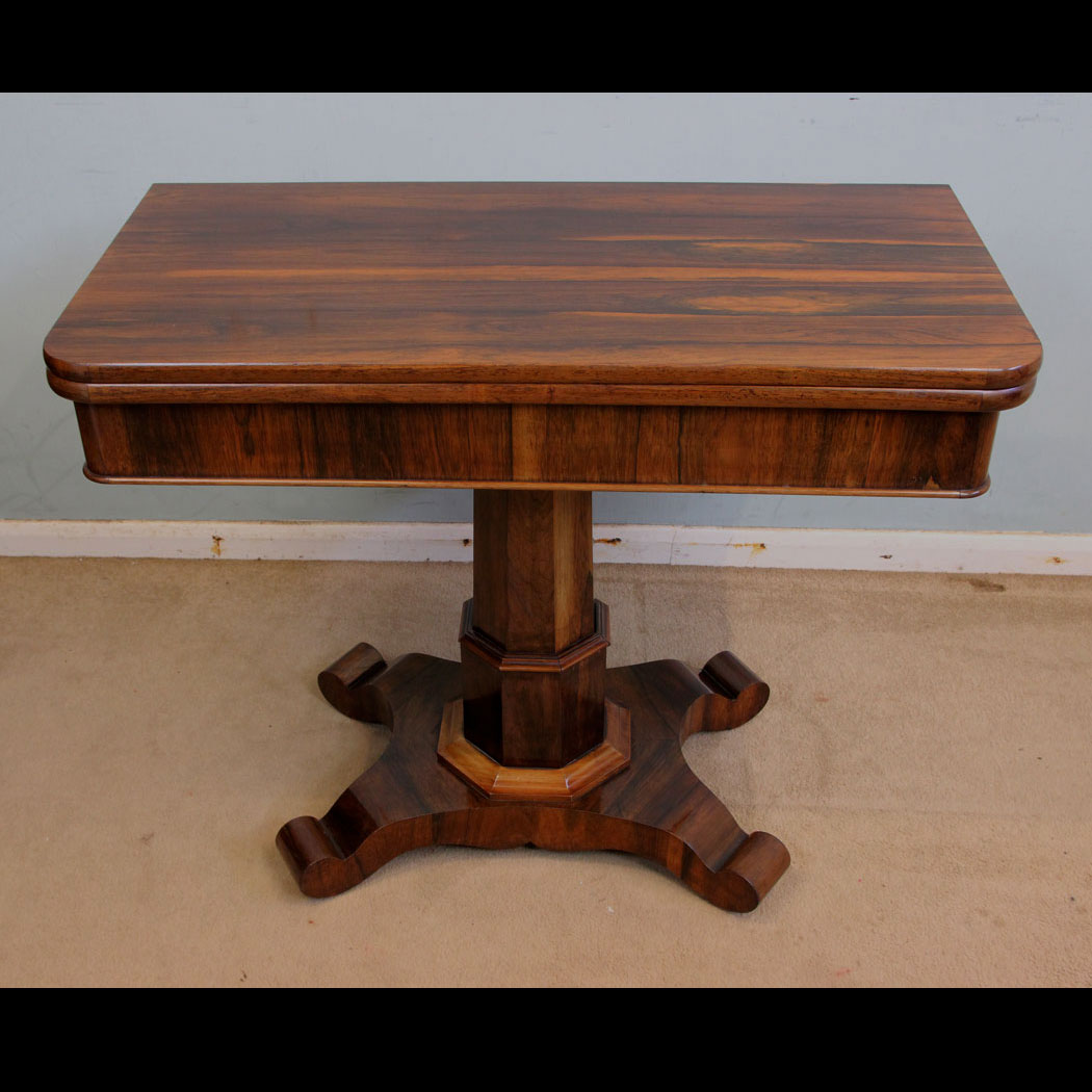 Antique Victorian Rosewood Tea Table,
