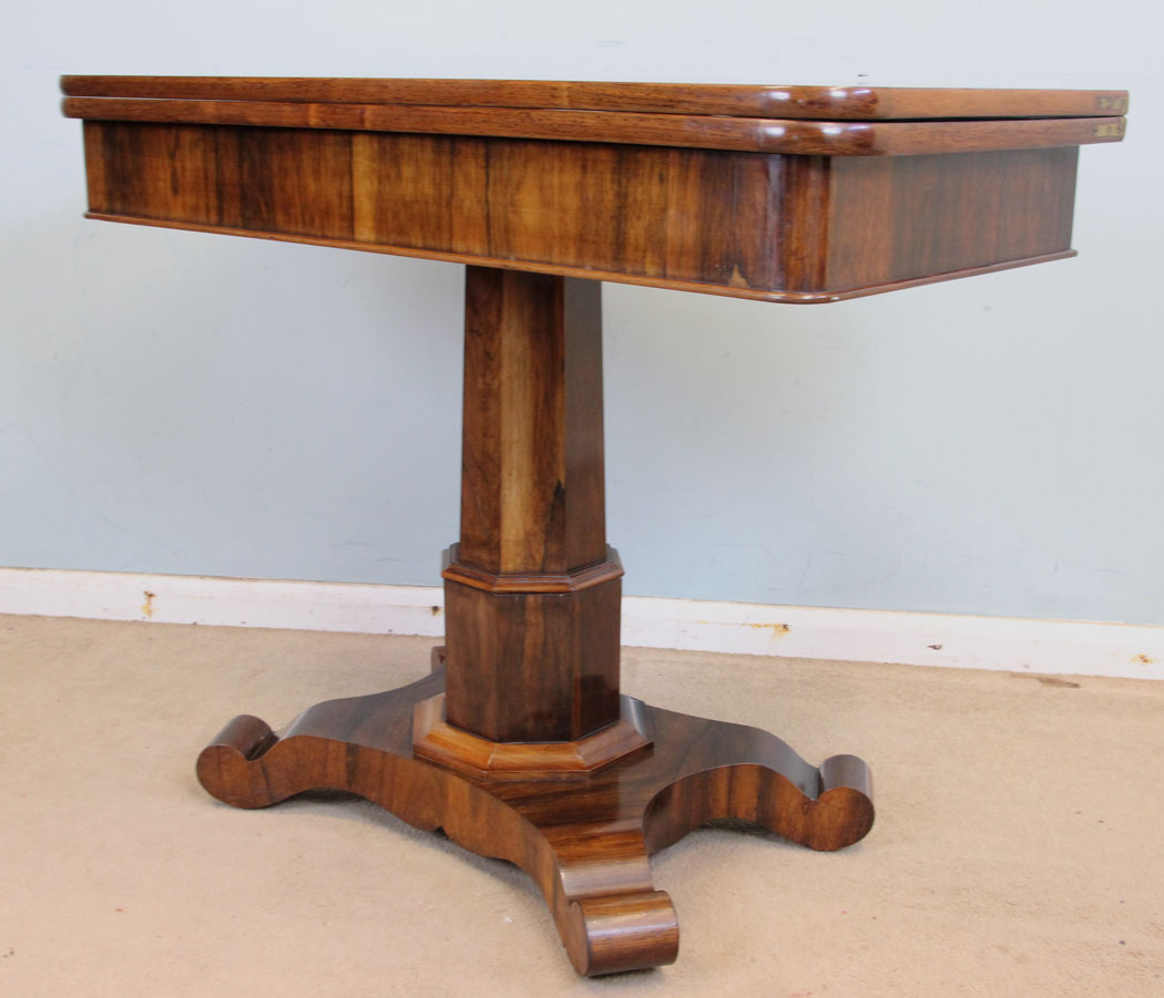 Antique Victorian Card Table,