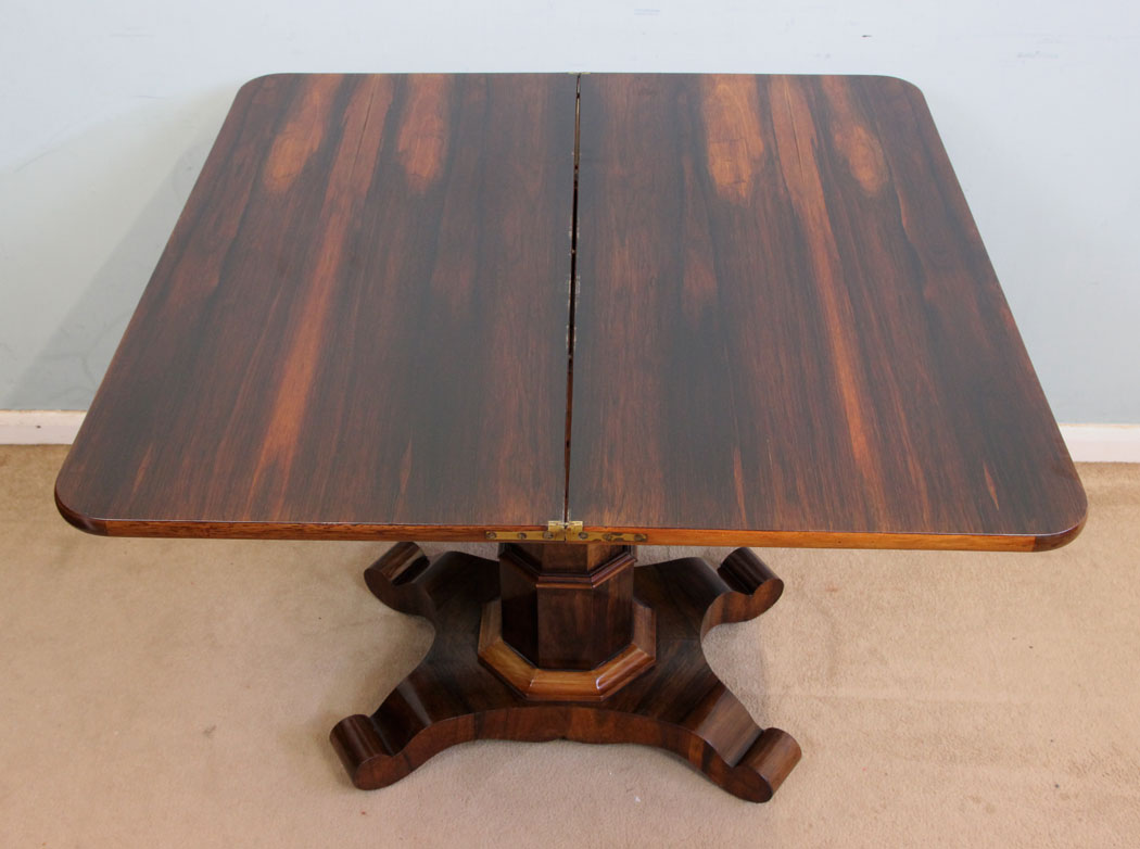 Antique Victorian Rosewood Tea Table,