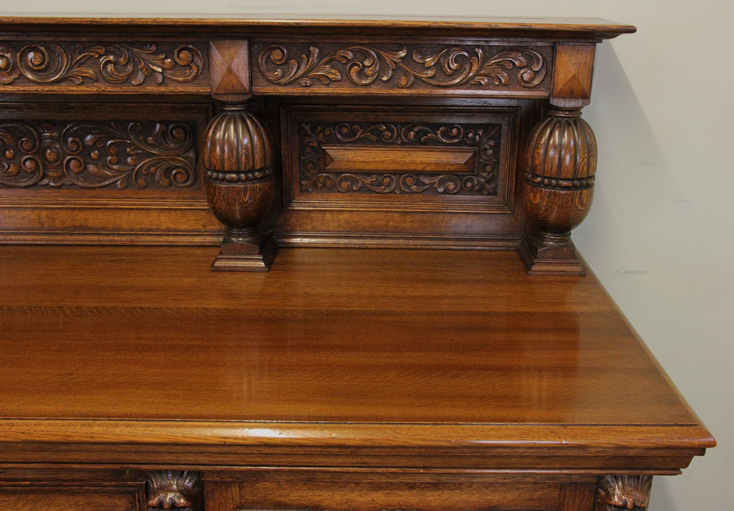 Quality Antique Oak Sideboard,