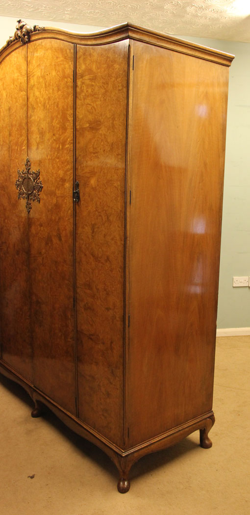 Antique Burr Walnut Wardrobe,