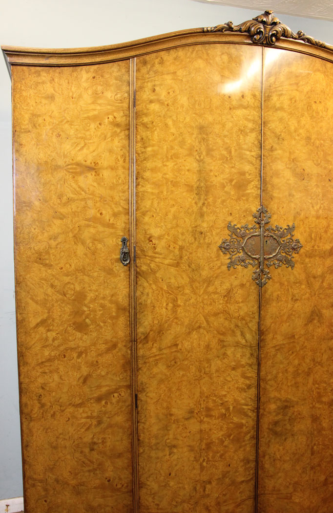 Large Antique Walnut Wardrobe,