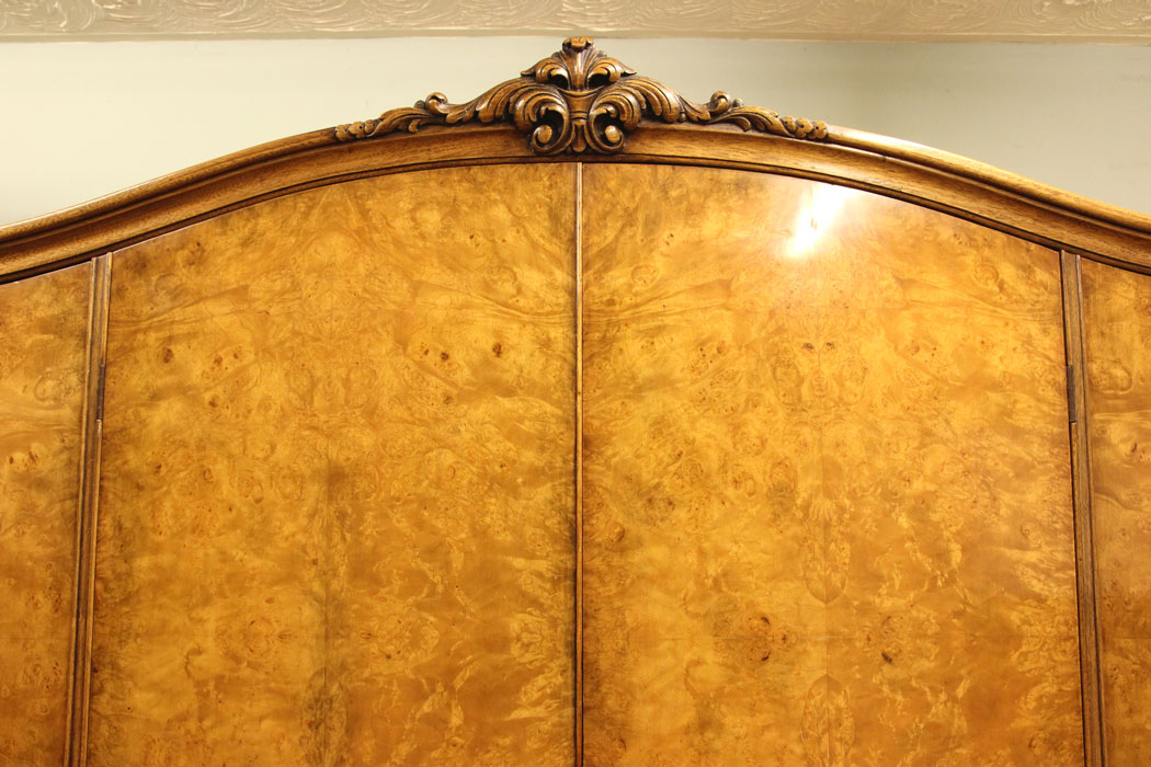 Four Door Antique Walnut Wardrobe,