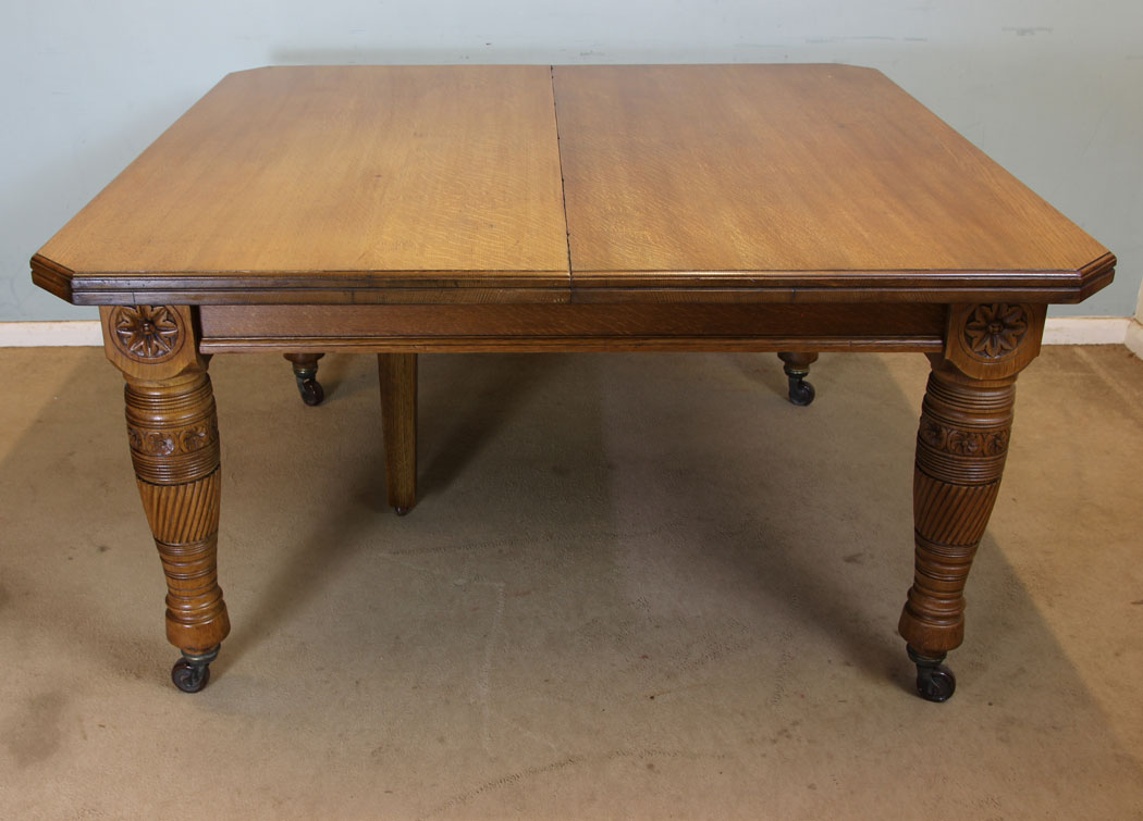 Antique Victorian Dining Table,