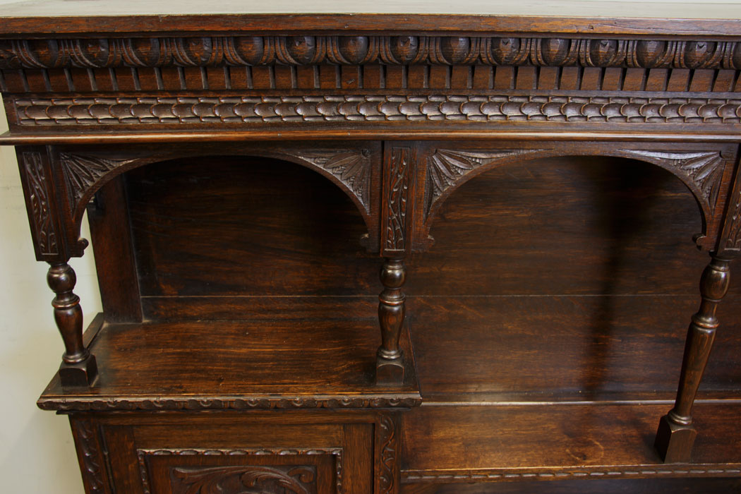Antique Oak Display Shelf, Shelves,