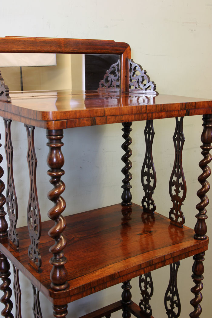 Victorian Canterbury Whatnot, Display Shelves,