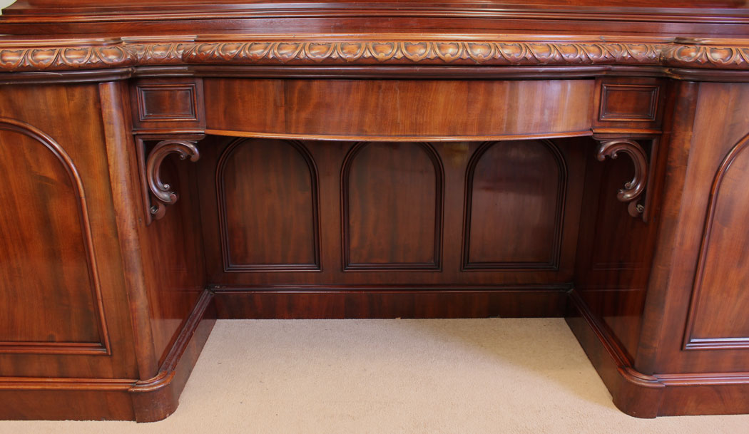 Large Antique Mahogany Sideboard,