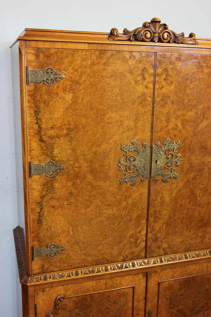 Burr Walnut Cocktail Cabinet,