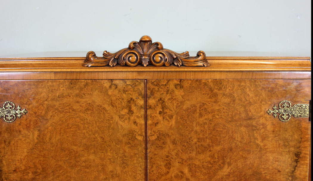 Burr Walnut Cocktail Cabinet,