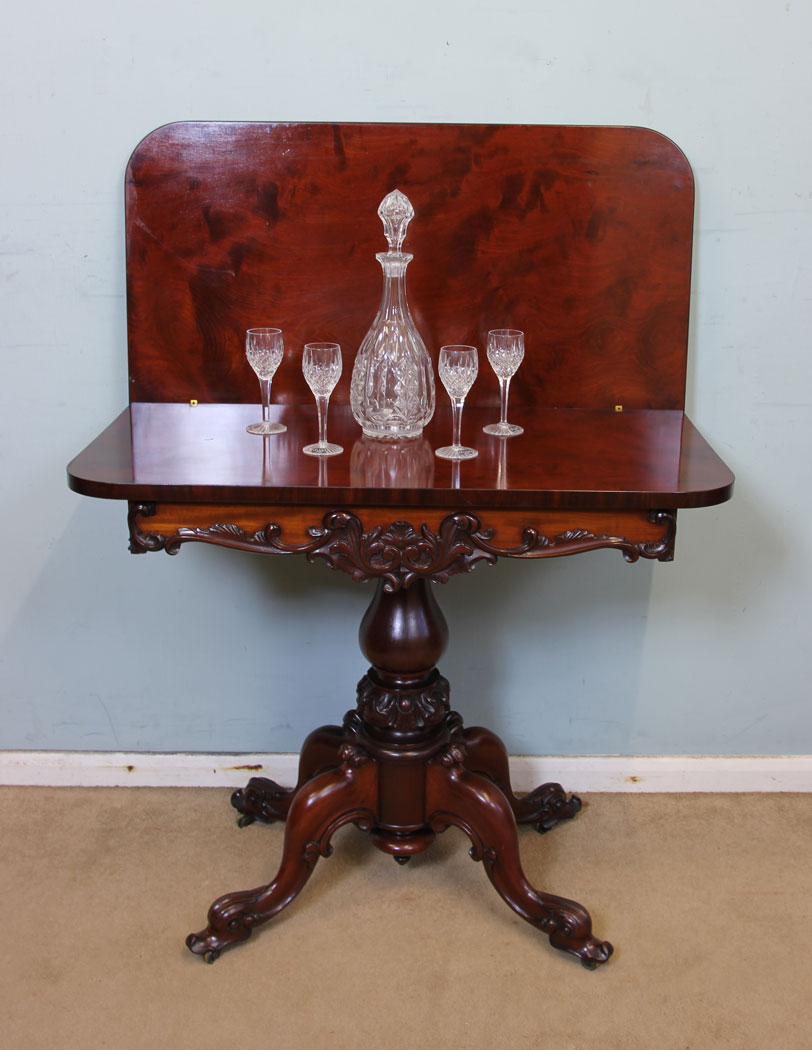 Quality Antique Victorian Mahogany Tea Table, Lincolnshire,