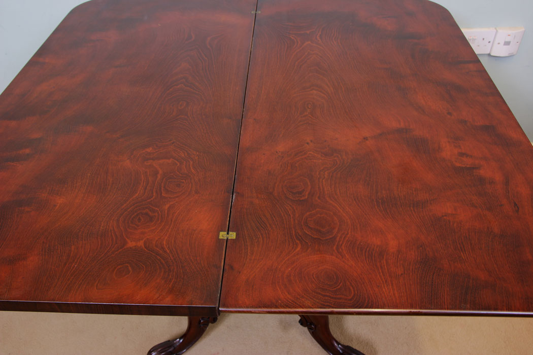 Quality Victorian Mahogany Tea Table, .