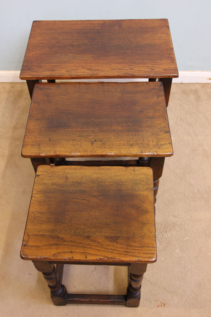 Antique Nest Occasional Tables,