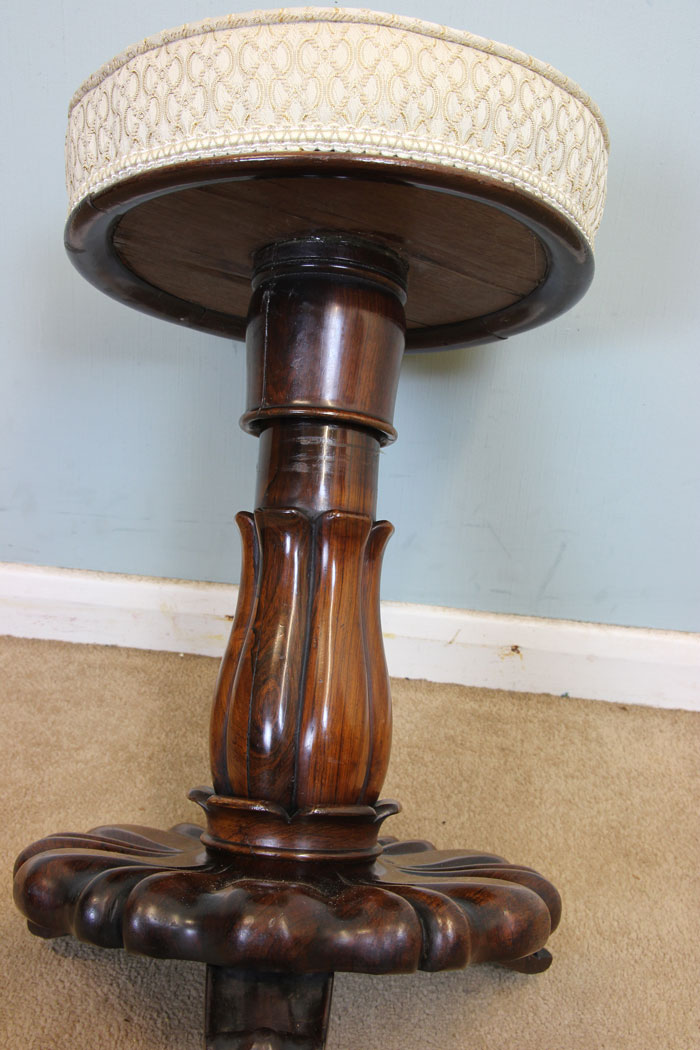 Antique Rosewood Stool,