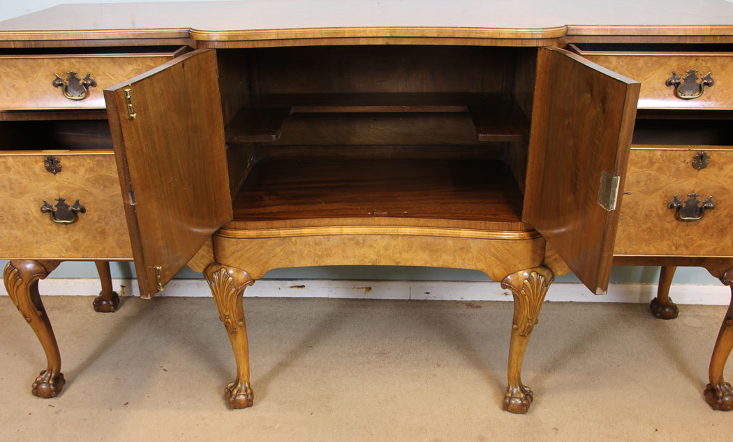 Antique Walnut Sideboard,