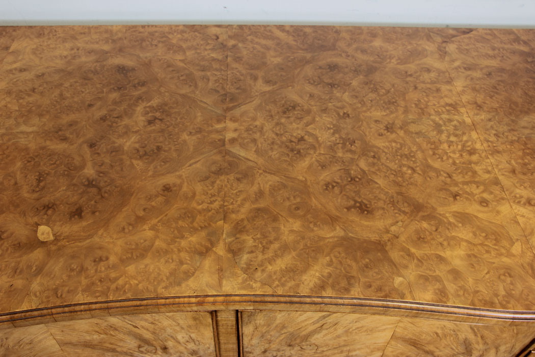 Burr Walnut Antique Sideboard,