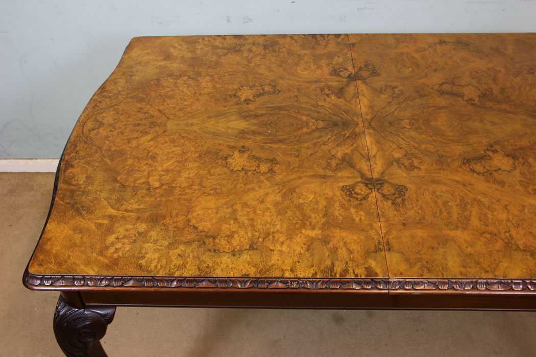Walnut Extending Dining Table.