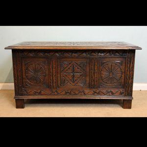 Antique Oak Coffer,