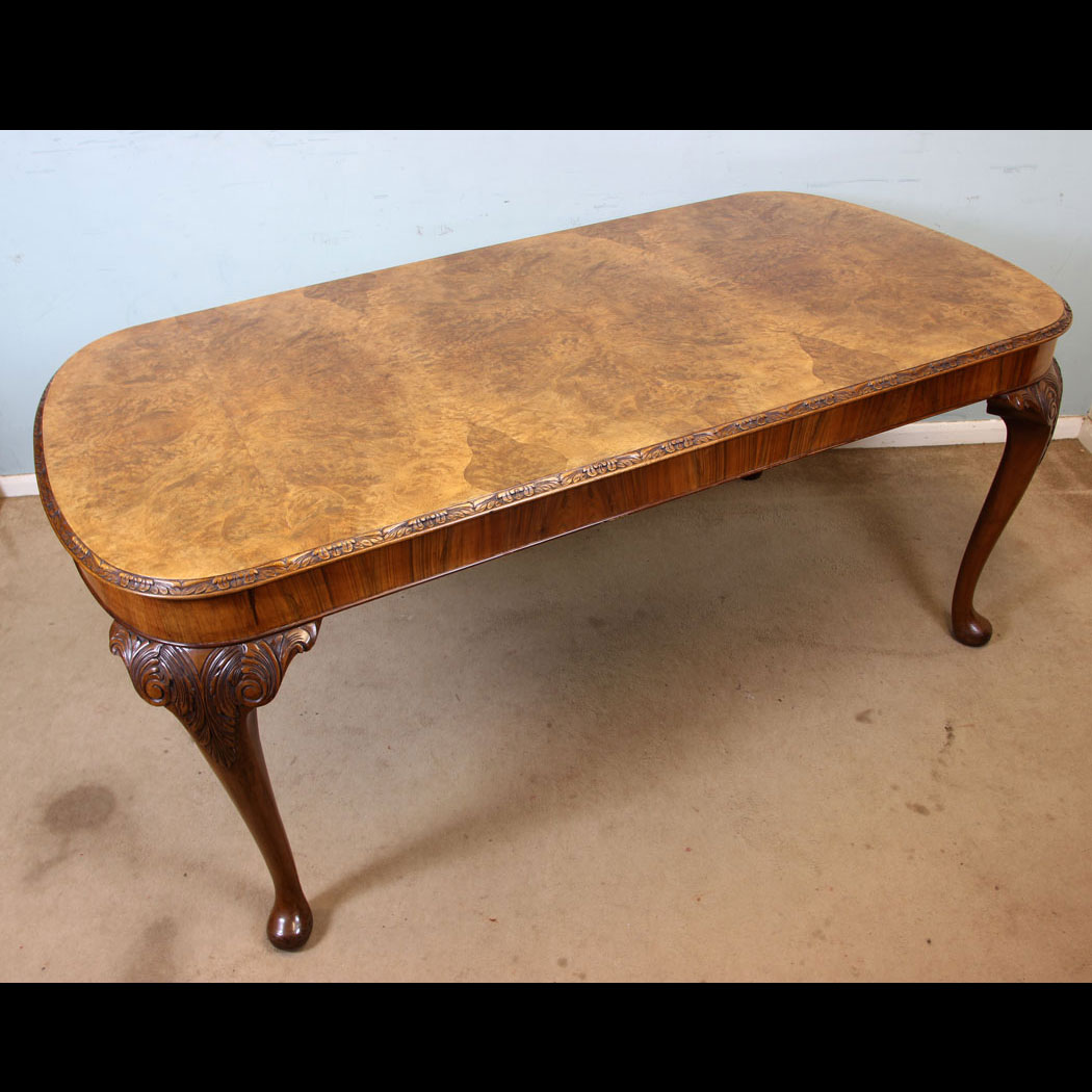 Antique Walnut Dining Table.