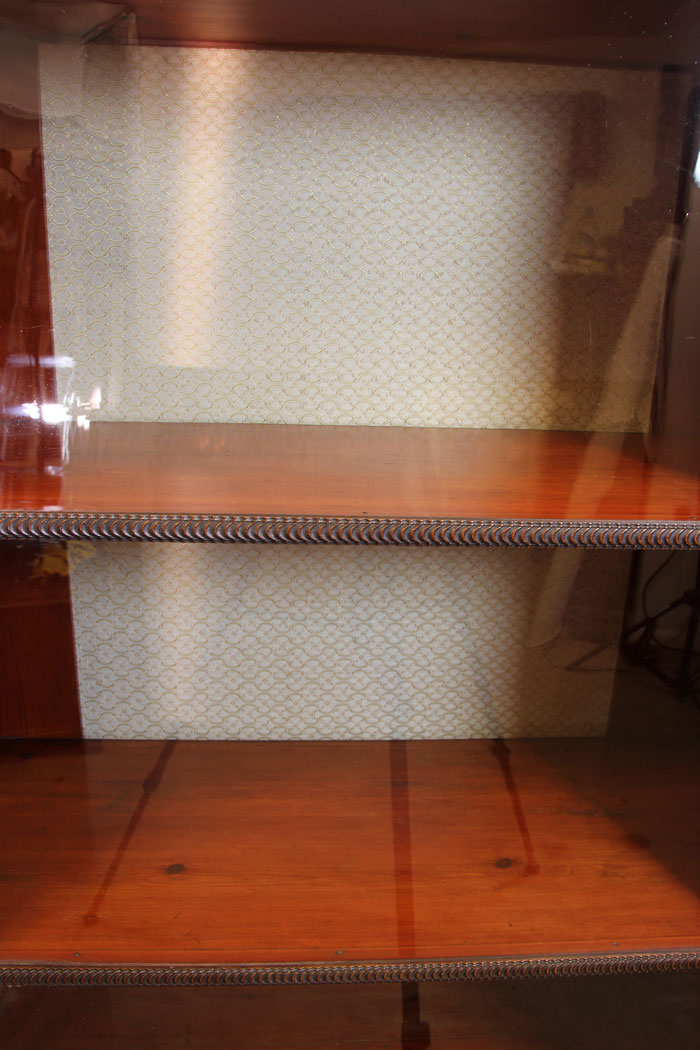 Mahogany Display Cabinet.