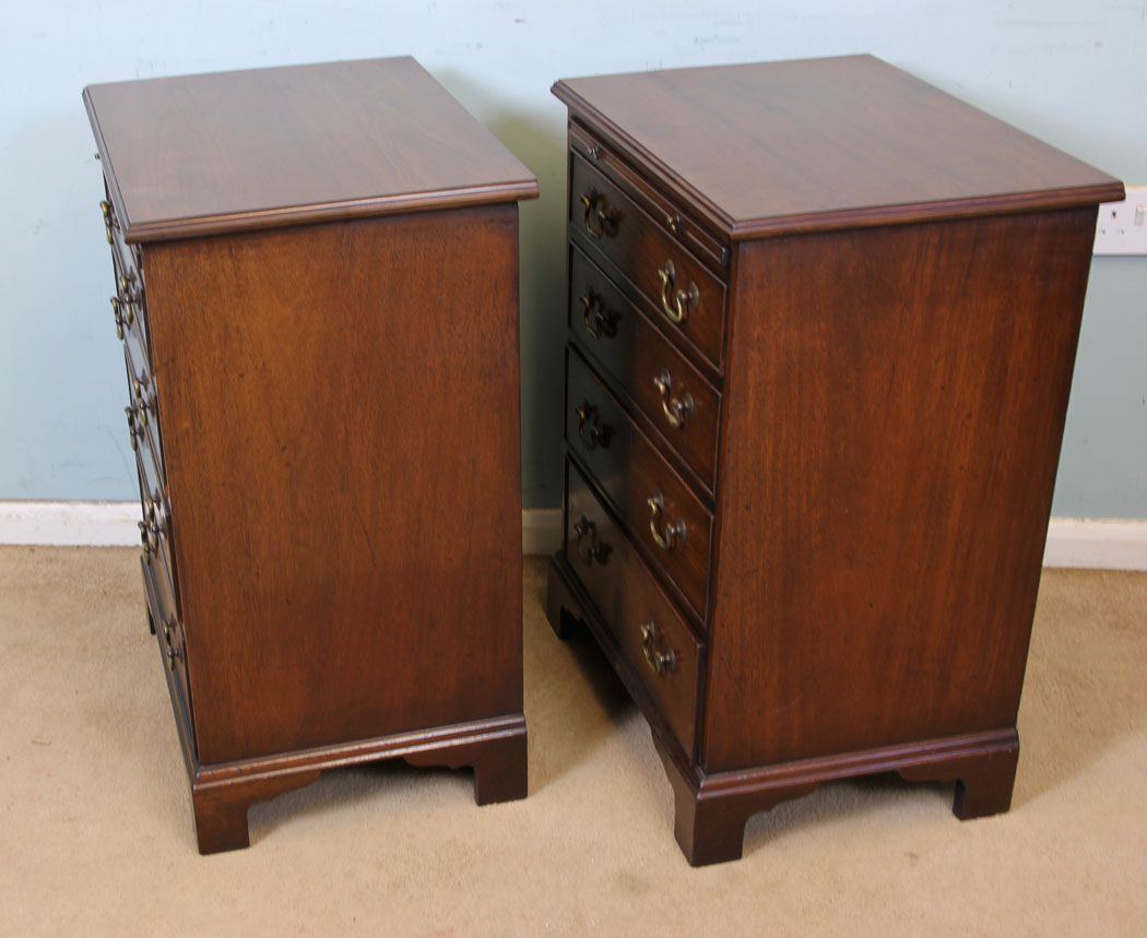 Pair Antique Bachelors Chest Drawers,