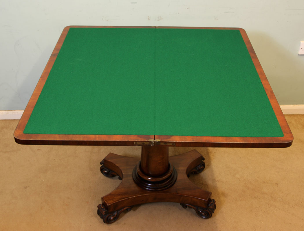 Victorian Antique Card Table.
