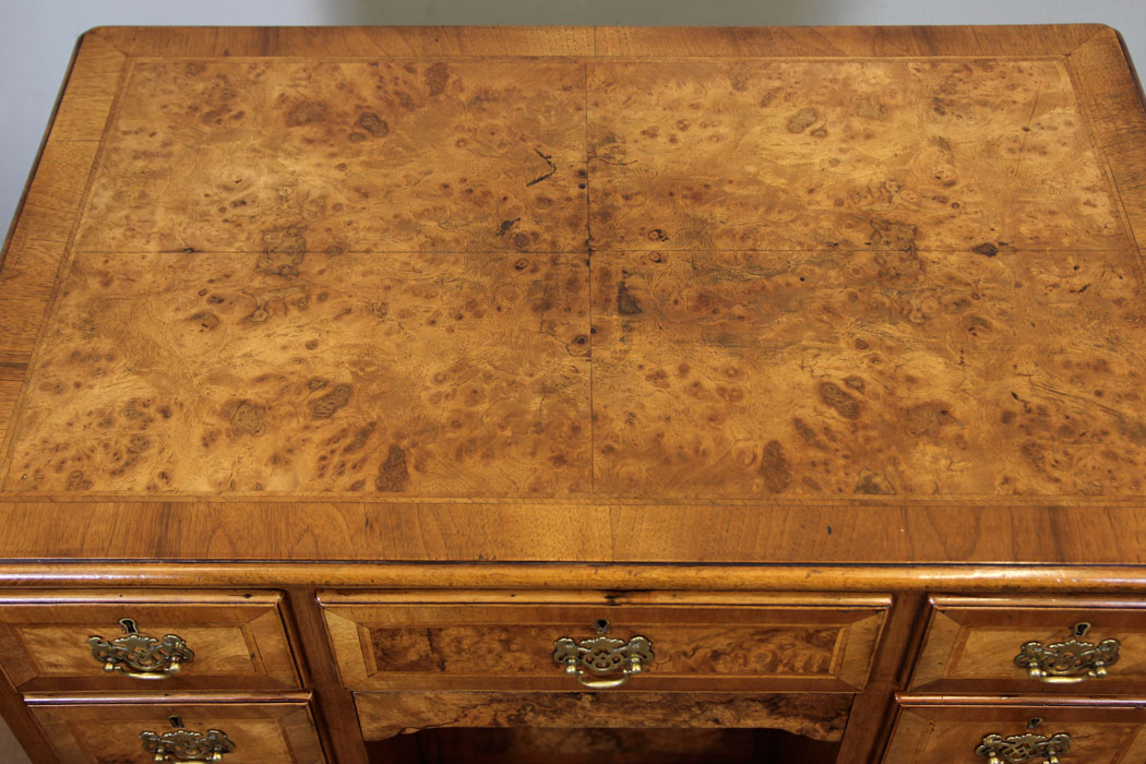 Antique Burr Walnut Desk.