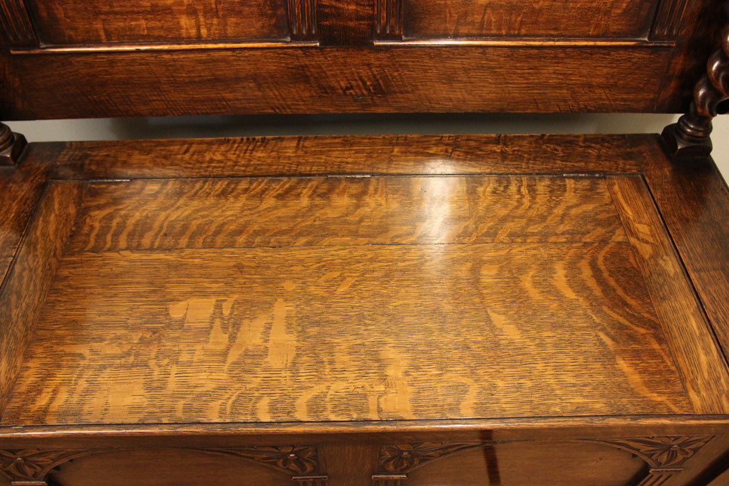 Antique Monks Bench Hall Seat.