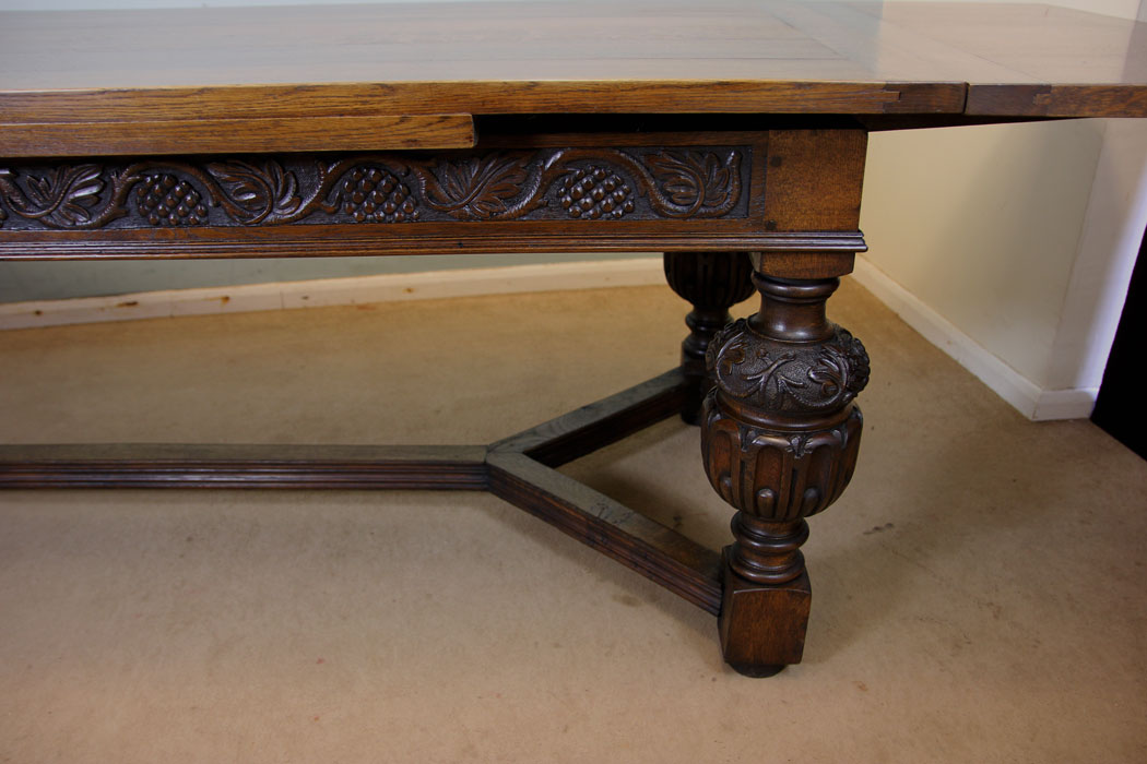 Antique Oak Refectory Kitchen Table.