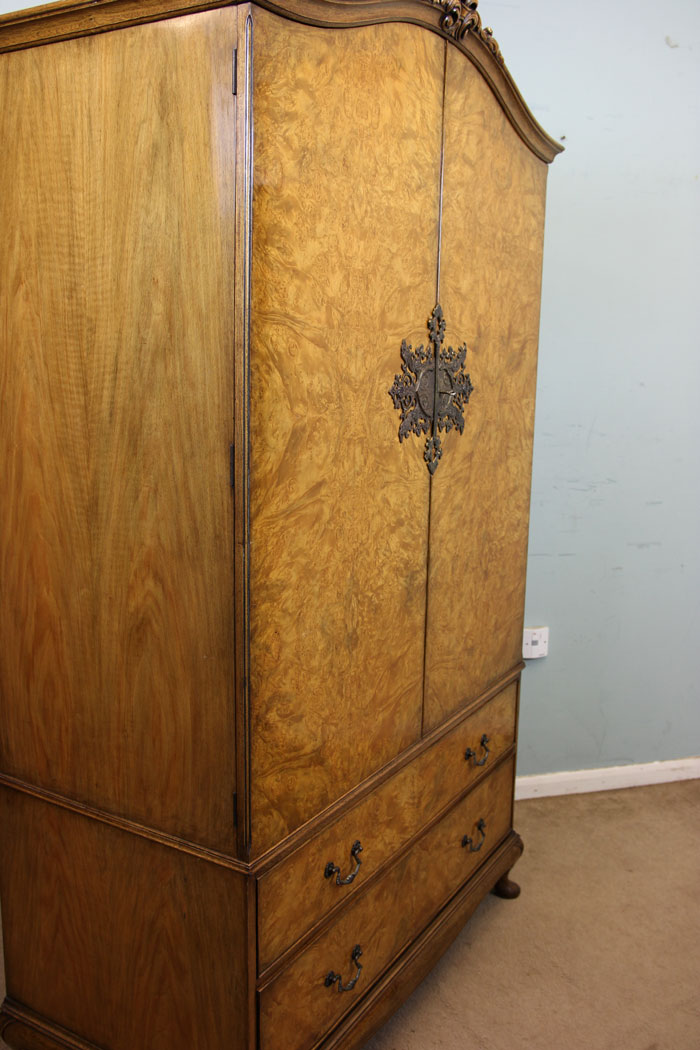 Antique Queen Anne Style Wardrobe.