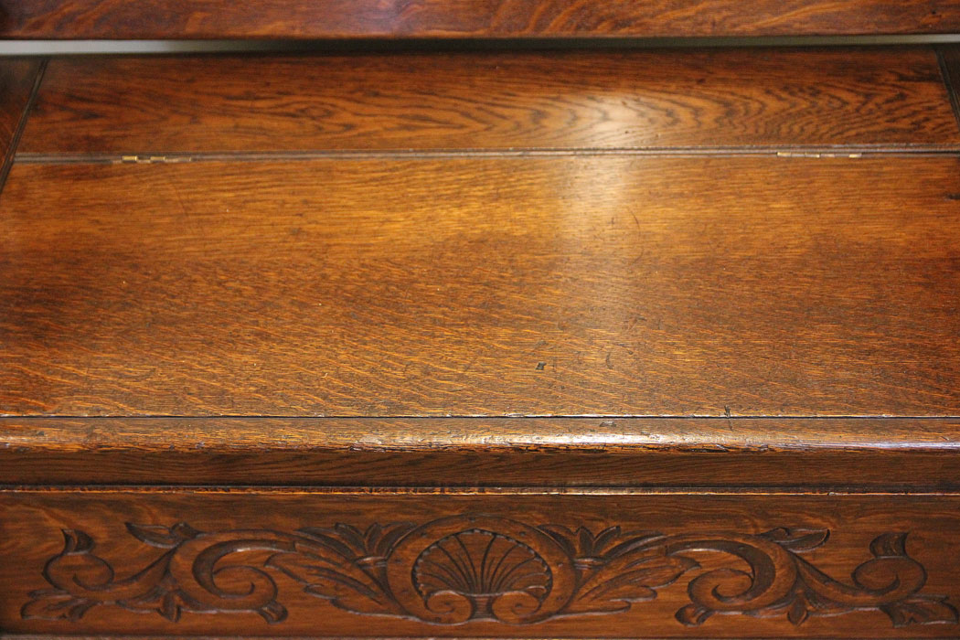 Antique Settle Monks Bench.